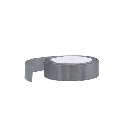 satin ribbon ( 2cm * 13m ) roll - grey