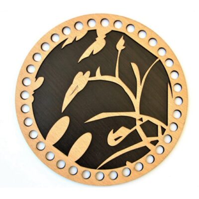wooden base branches 19cm