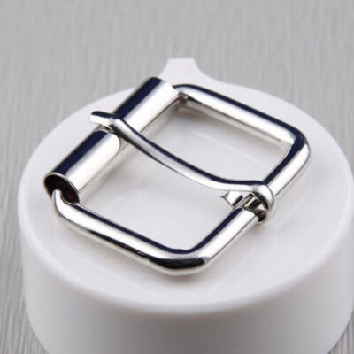 belt adjuster buckle- roller pin 30mm-silver color