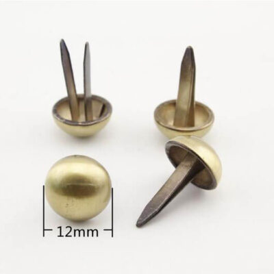 round dome purse bag feet decorative 12mm - golden color - 4 pieces