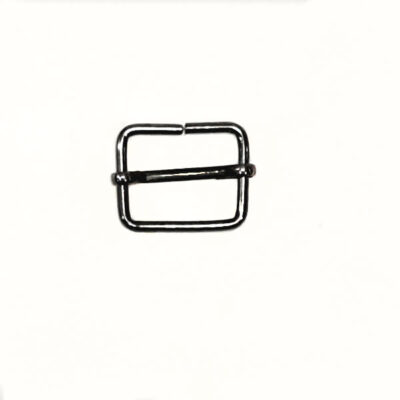sliding loop- adjustable strap slide 30mmx25mm grey