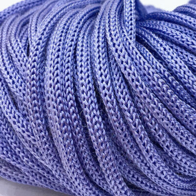Chain Macrame rope Polyester purple blue rope yarn about 200 gram