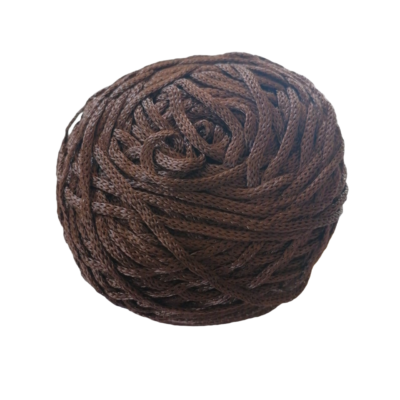 Chain Macrame Rope -Polyester Dark Brown Rope Yarn about 200 gram