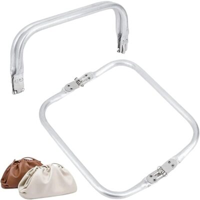DIY Metal Aluminum Tube Frame Bag Handle Head Purse Frame 15 cm