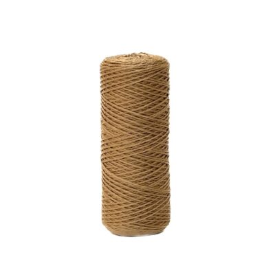 Rolled French Macrame Light Brown color approximate weight 100g