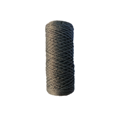 Rolled French Macrame Dark grey color approximate weight 100g
