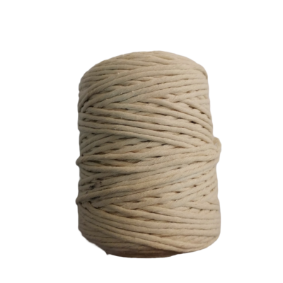 3mm Soft Cotton Rope - Beige Cotton Rope approximately 400 gm