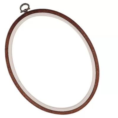 silicon oval embroidery hoop size 20 cm