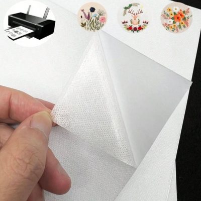 A4 Size Sticky Water Soluble Embroidery Stabilizer Printable Paper Stabilizer