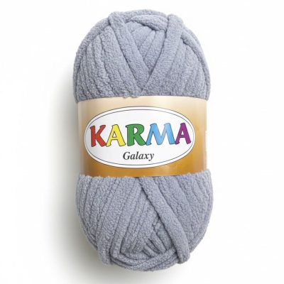 Karma Galaxy Fluffy Yarn- Gray